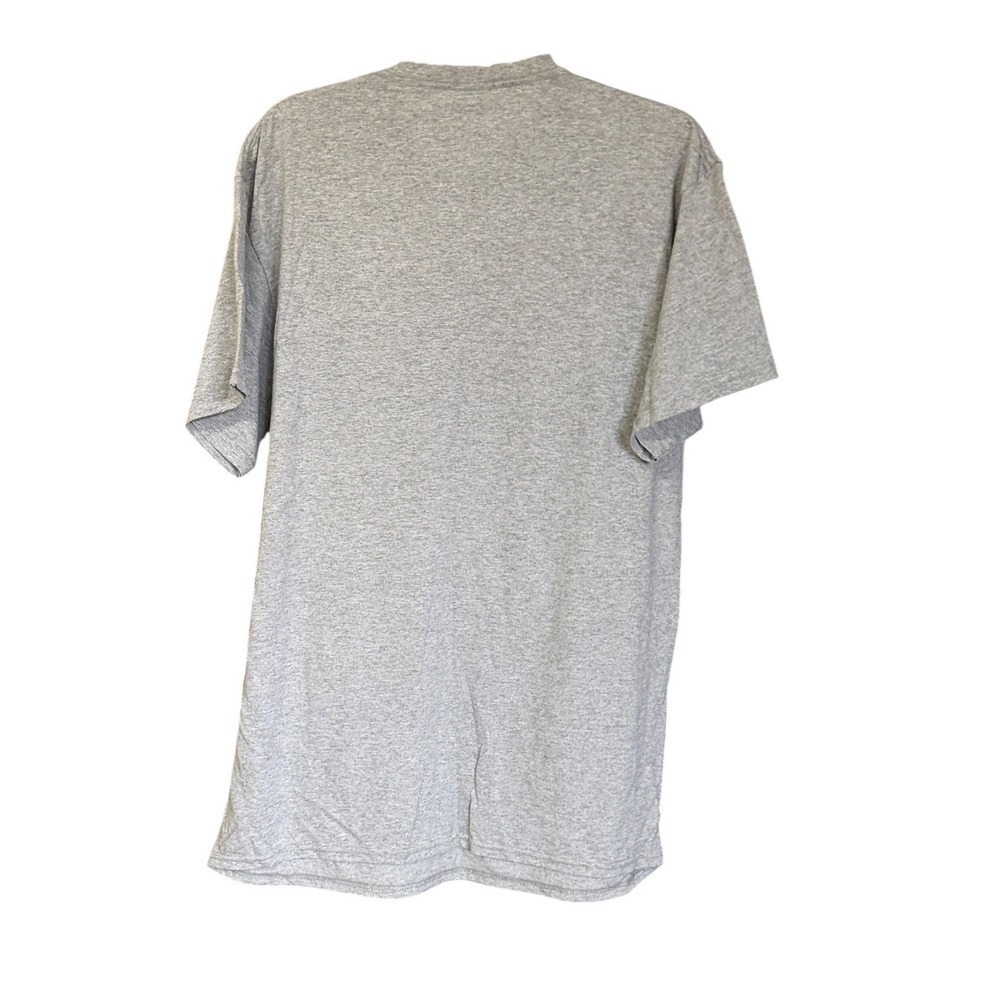 Delta Pro Weight Mens Gray Cat in Carrier T-Shirt Meow Sz L Kitten - Picture 2 of 7
